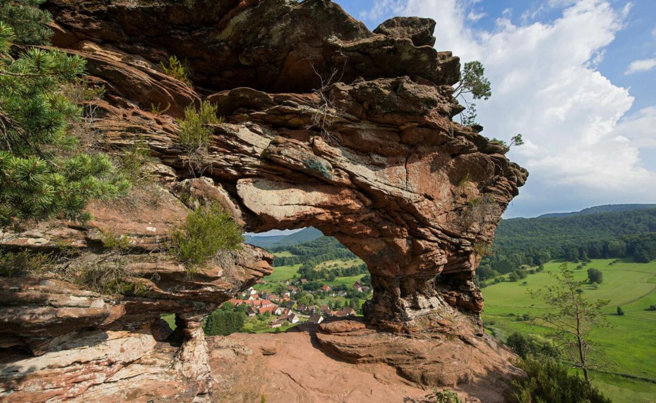 Au Wachtfels Bed & Breakfast Obersteinbach Exterior foto